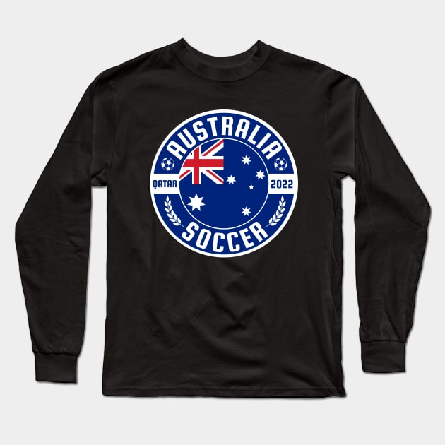 Australia Soccer Long Sleeve T-Shirt by footballomatic